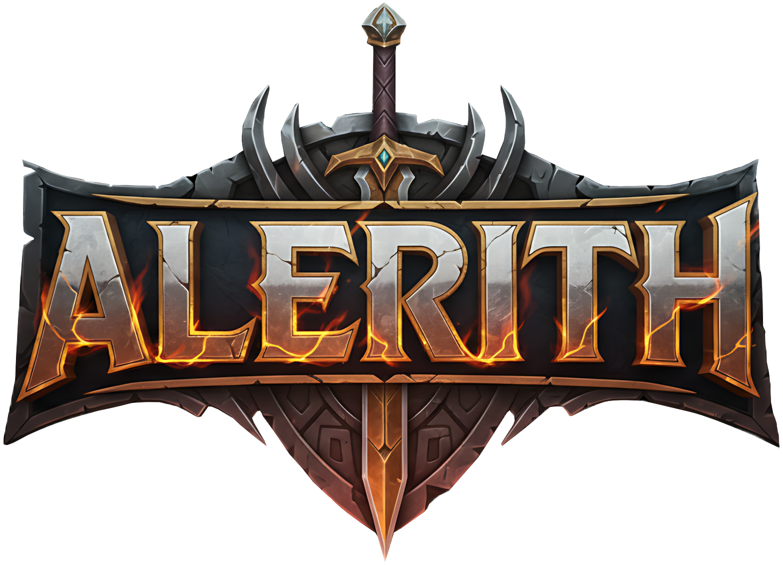 Ather logo, full crest with wordmark